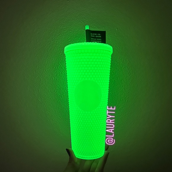 Starbucks Other - Starbucks 2022 Glow in the Dark Neon Lemongrass Venti Studded Tumbler